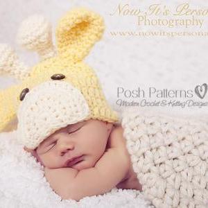 Crochet Hat Pattern - Baby Giraffe Beanie Crochet..