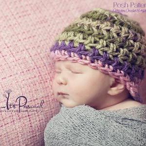 Crochet Hat Pattern Newsboy Newsgirl Visor Hat..