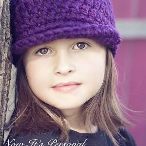 Crochet Hat Pattern Newsboy Newsgirl Visor Hat..