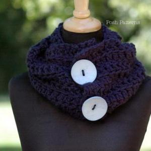 Crochet Pattern - Crochet Cowl Pattern - Adult..