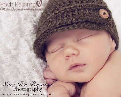 Crochet Hat Pattern Newsboy Hat Crochet Pattern Pdf 197 Newborn To Adult Sizes