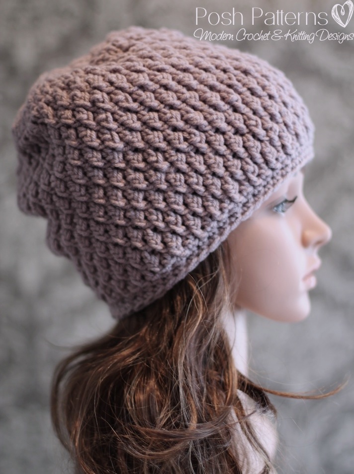 Crochet Hat Pattern Faux Cable Crochet Beanie Crochet Pattern Pdf 237 Newborn To Adult Sizes