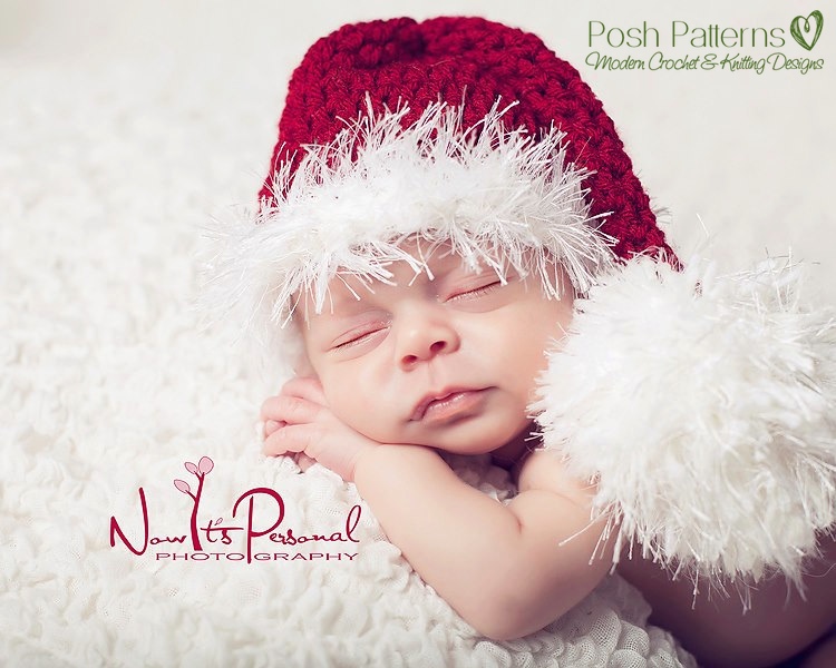 Crochet Hat Pattern - Stocking Santa Hat Crochet Pattern Pdf 223 - Long Tail Elf Hat - Newborn To Adult