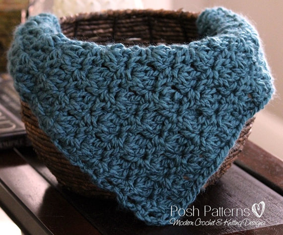 Crochet Pattern Easy Baby Blanket - Basket Stuffer Crochet Pattern - Elegant Baby Wrap - PDF 173